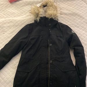 Black Womens Winter Jacket from Hollister